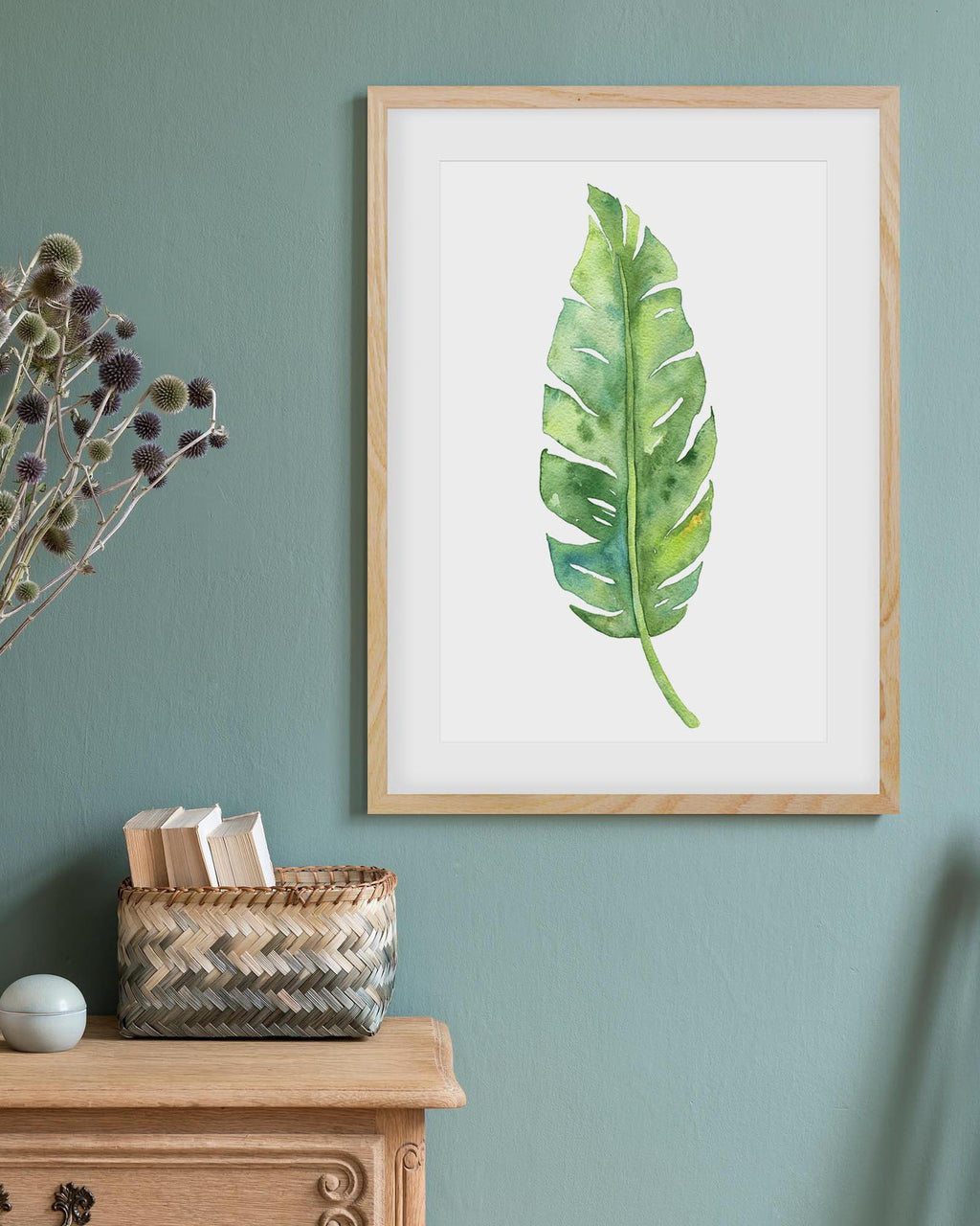 Botanical Watercolour Leaf Art Print