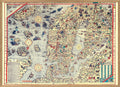 Vintage Nautical Map of Scandinavia