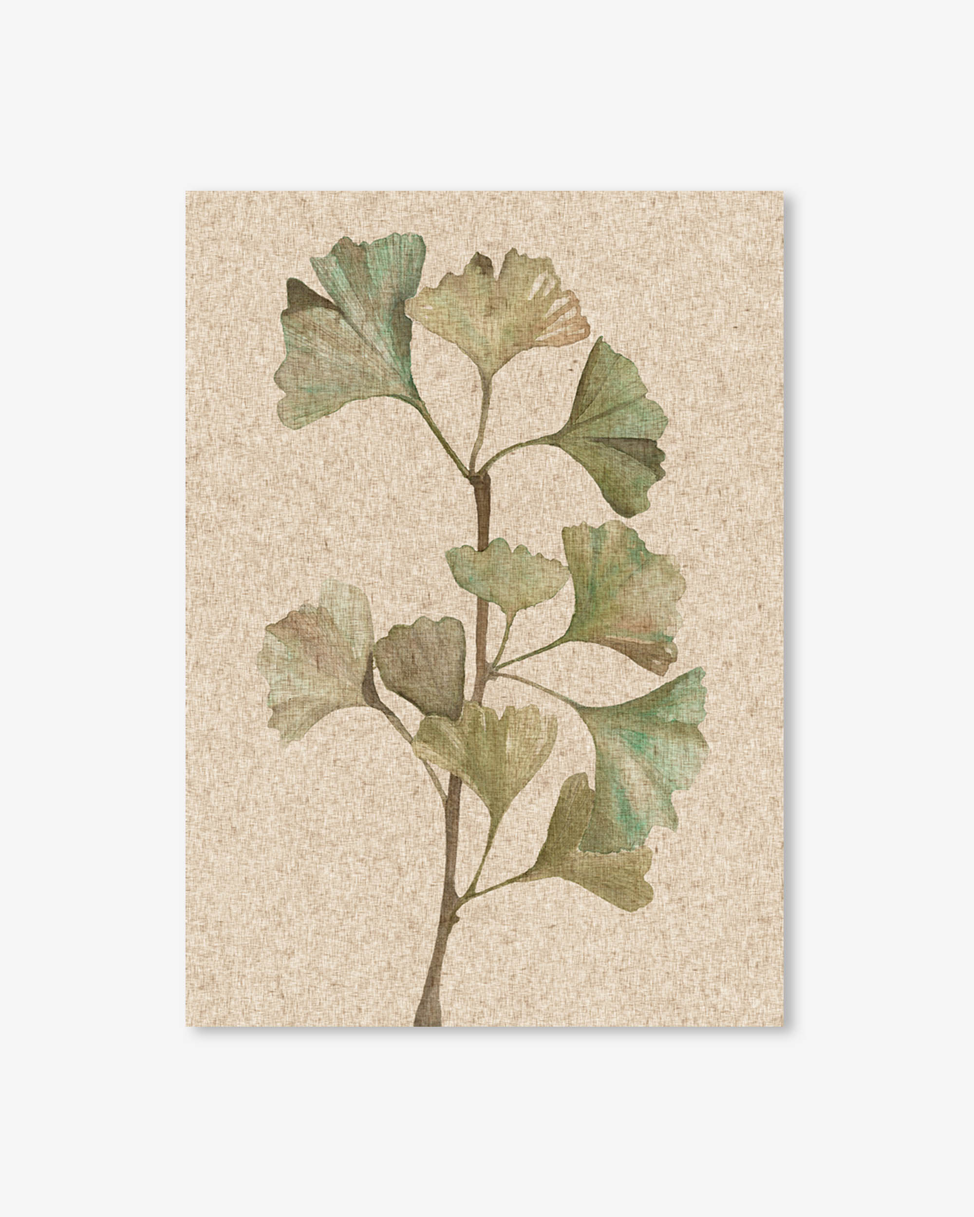 Vintage Botanical Leaf Art Print