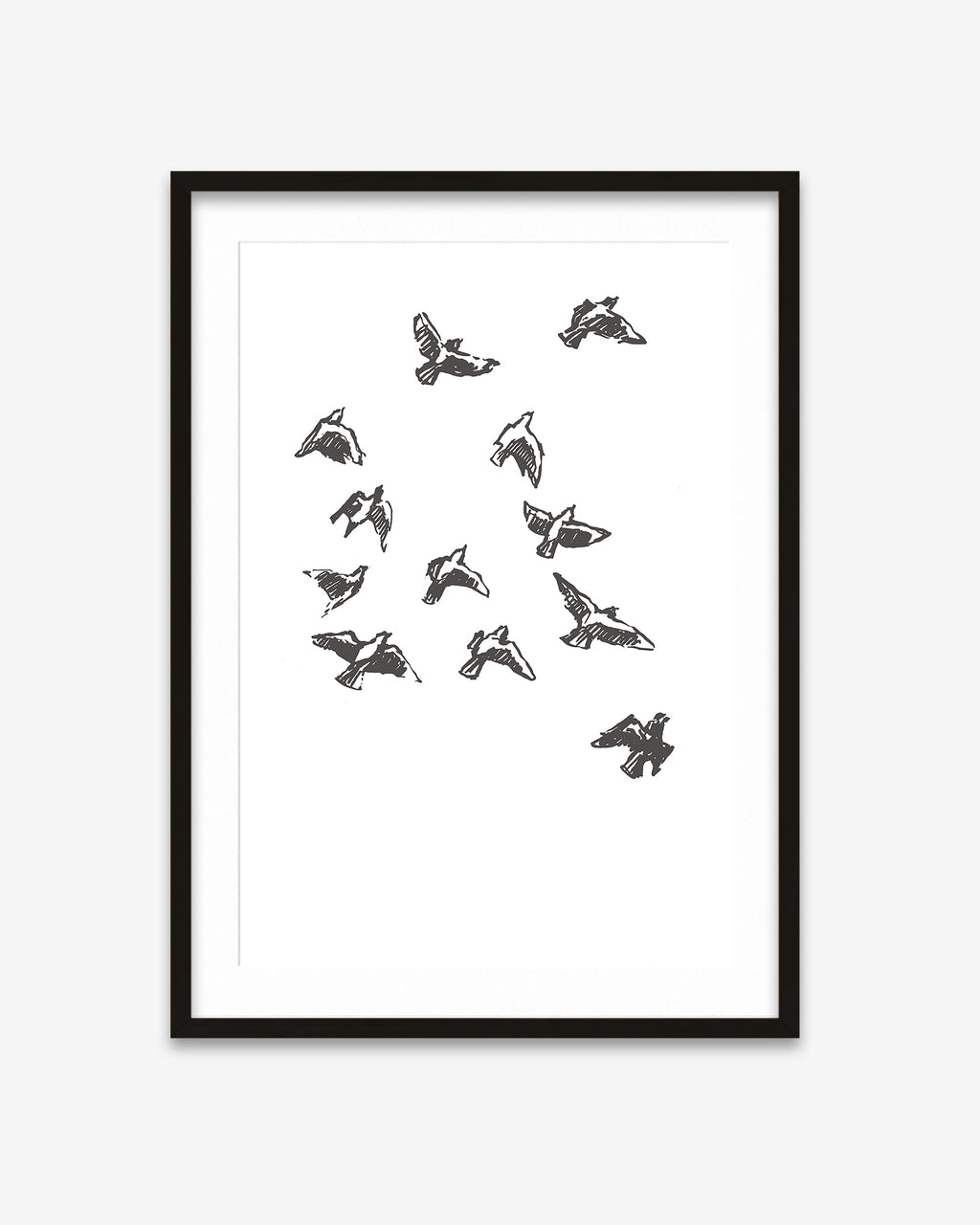 Watercolour Birds 2 Art Print
