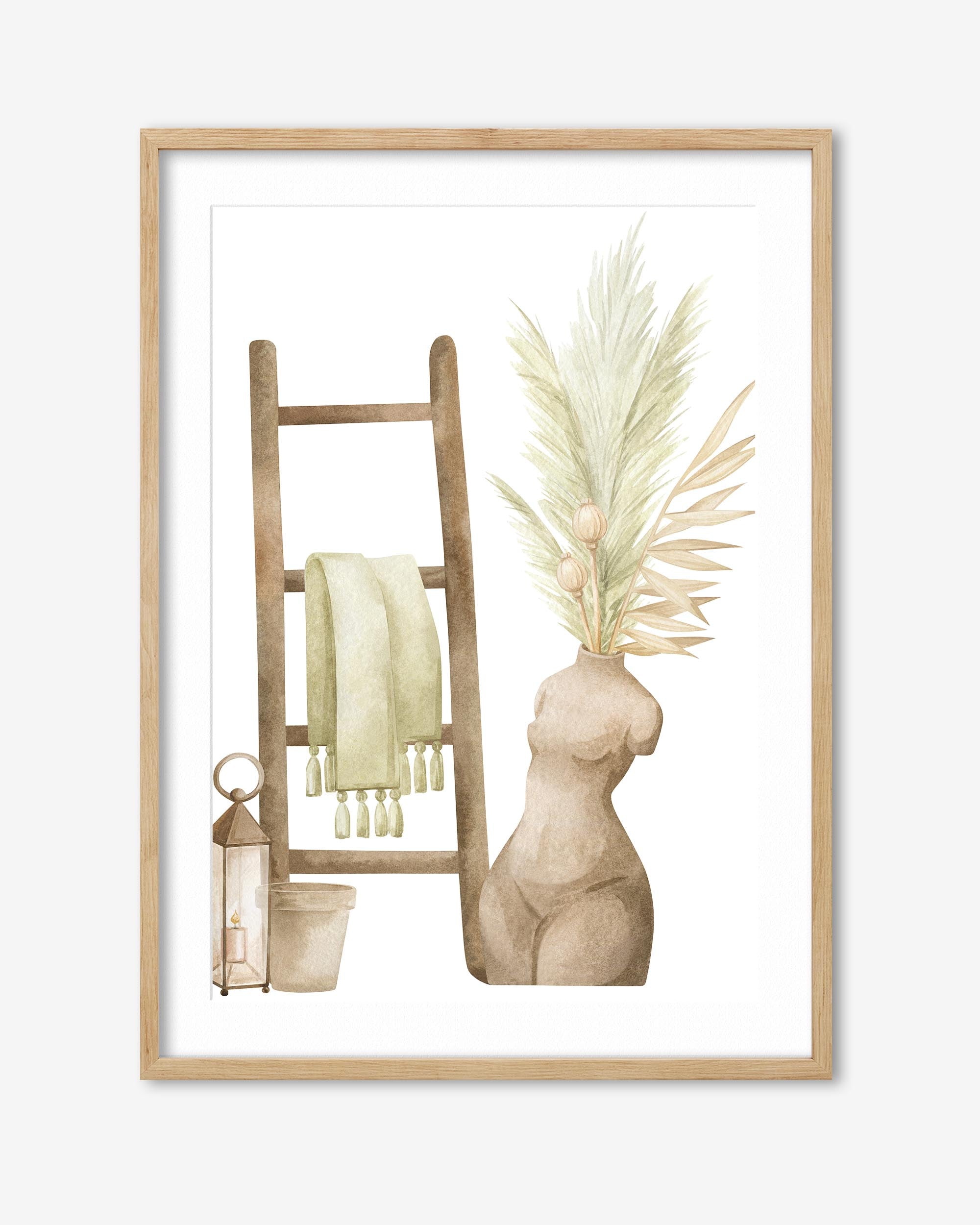 Bohemian Vibes Watercolour Art Print