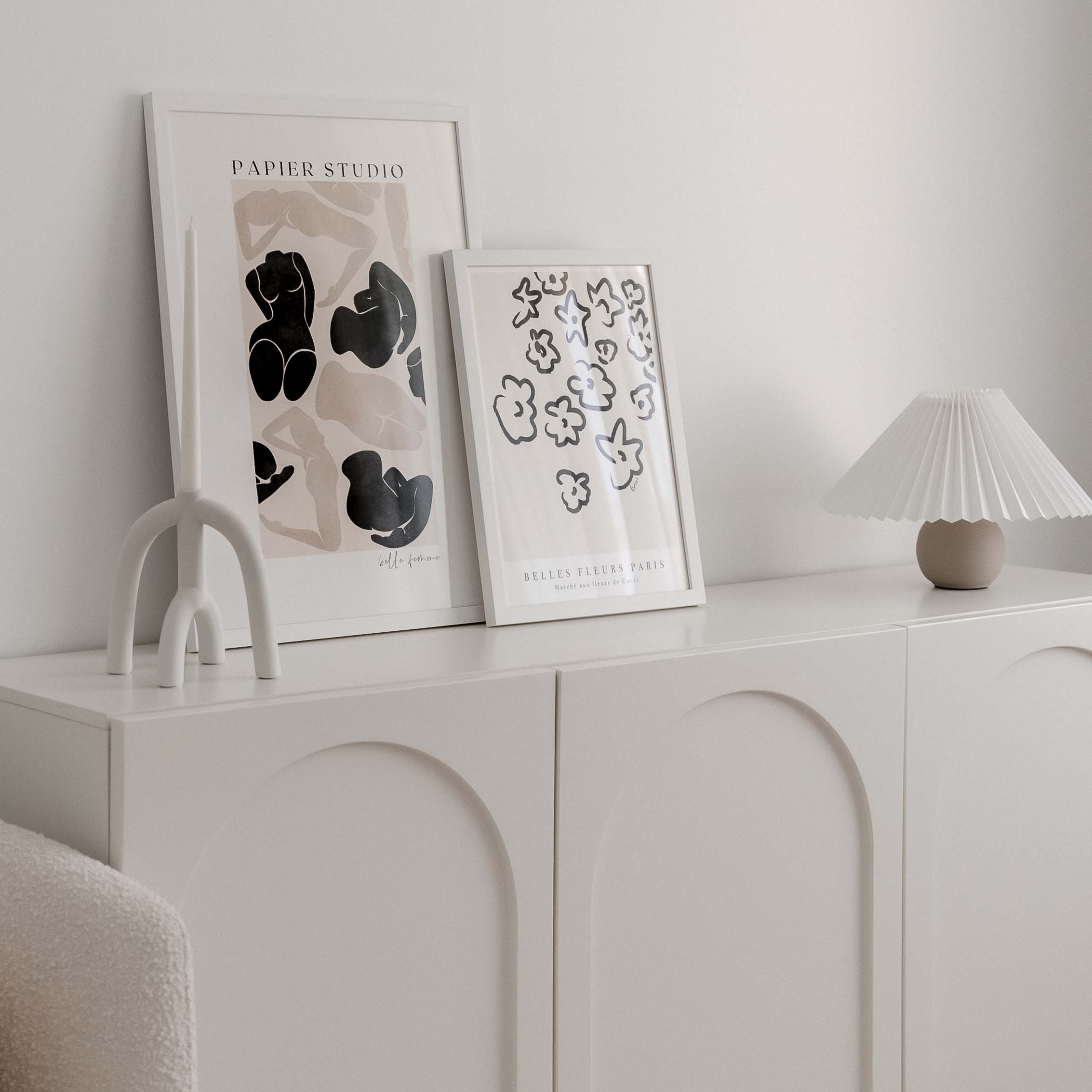 FLEURS PRINT NATURAL