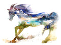 Travelling horse
