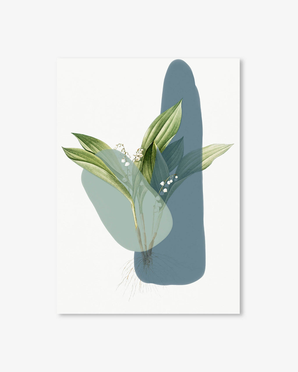 Modern Botanical Abstract Art Print