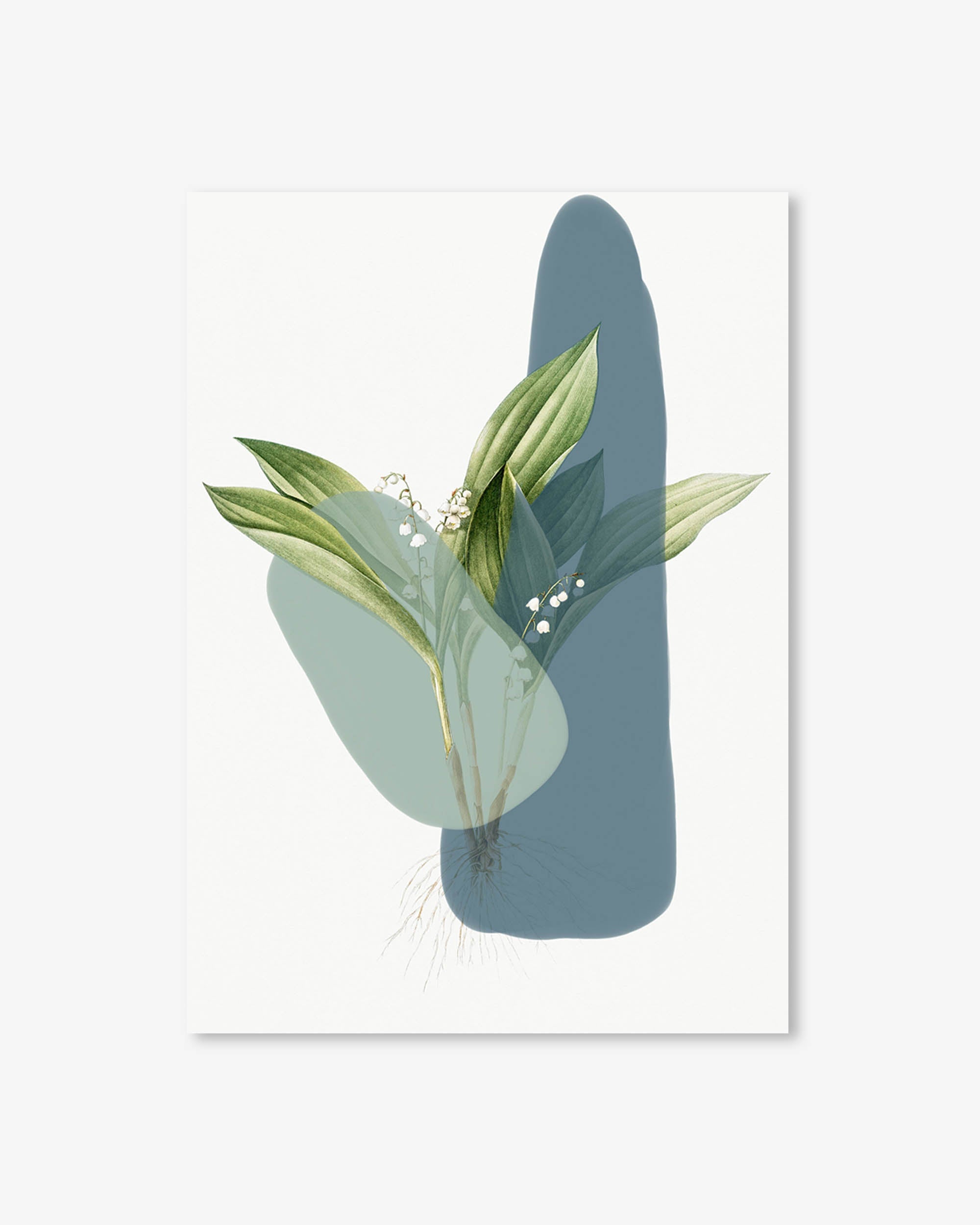 Modern Botanical Abstract Art Print