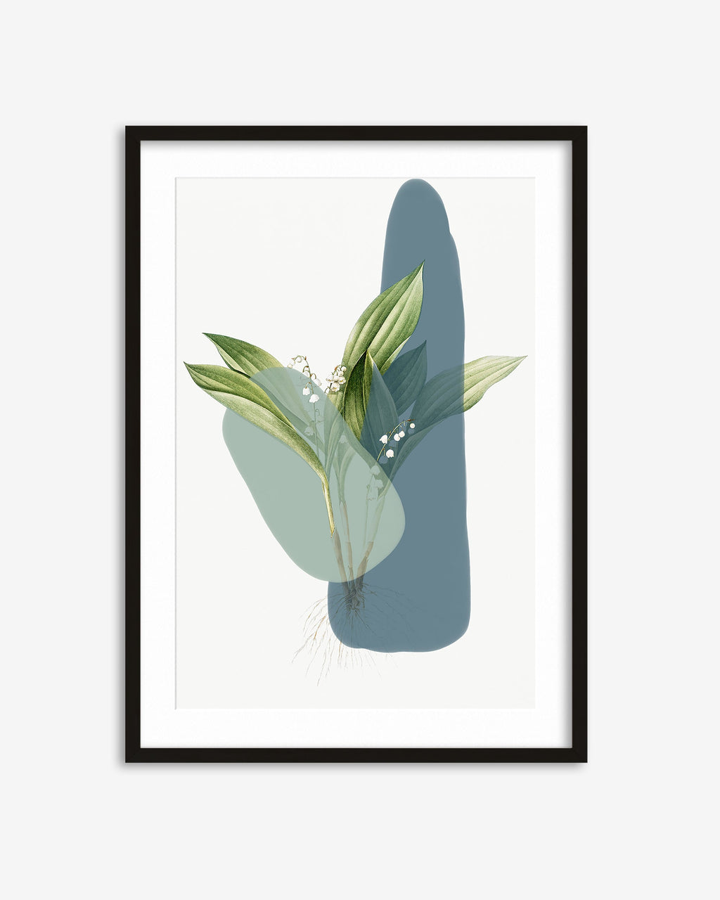 Modern Botanical Abstract Art Print