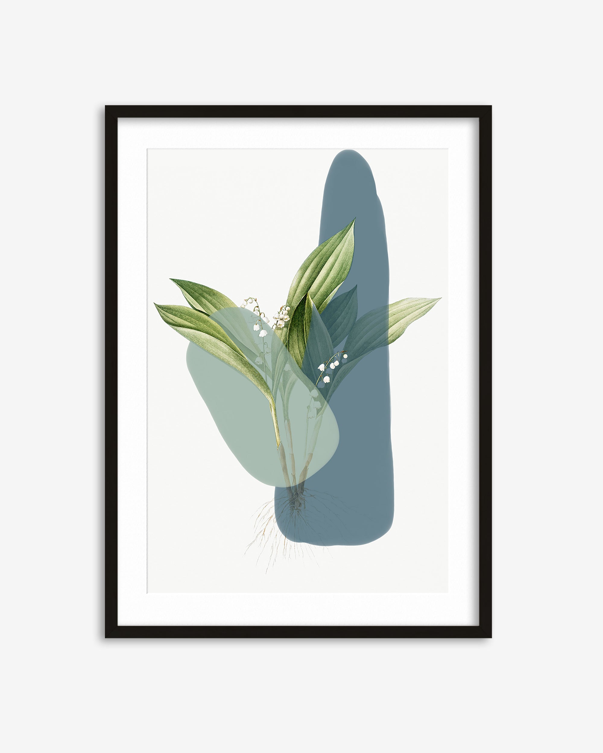 Modern Botanical Abstract Art Print