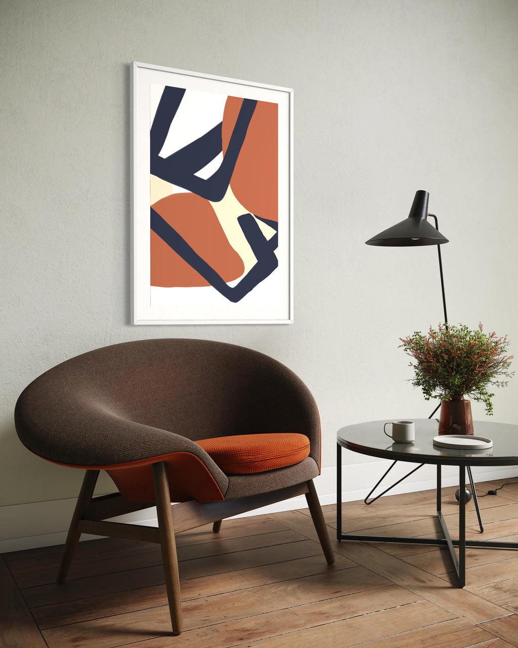 Modern Mid Century Art Print