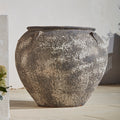 Carmen Ancient Stone | Round Garden Plant Jar