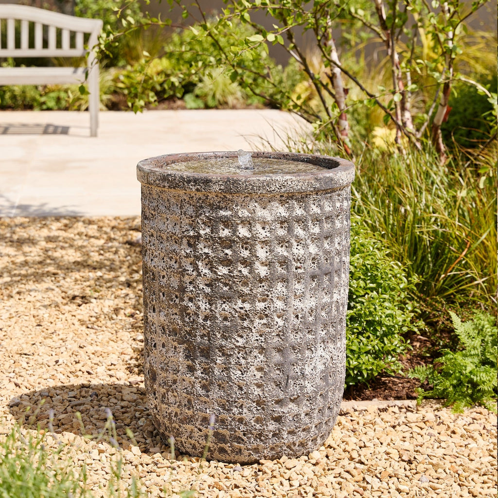 Arden Tall Stone Glaze | Courtyard Water Feature