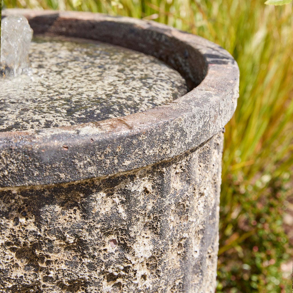 Arden Tall Stone Glaze | Courtyard Water Feature