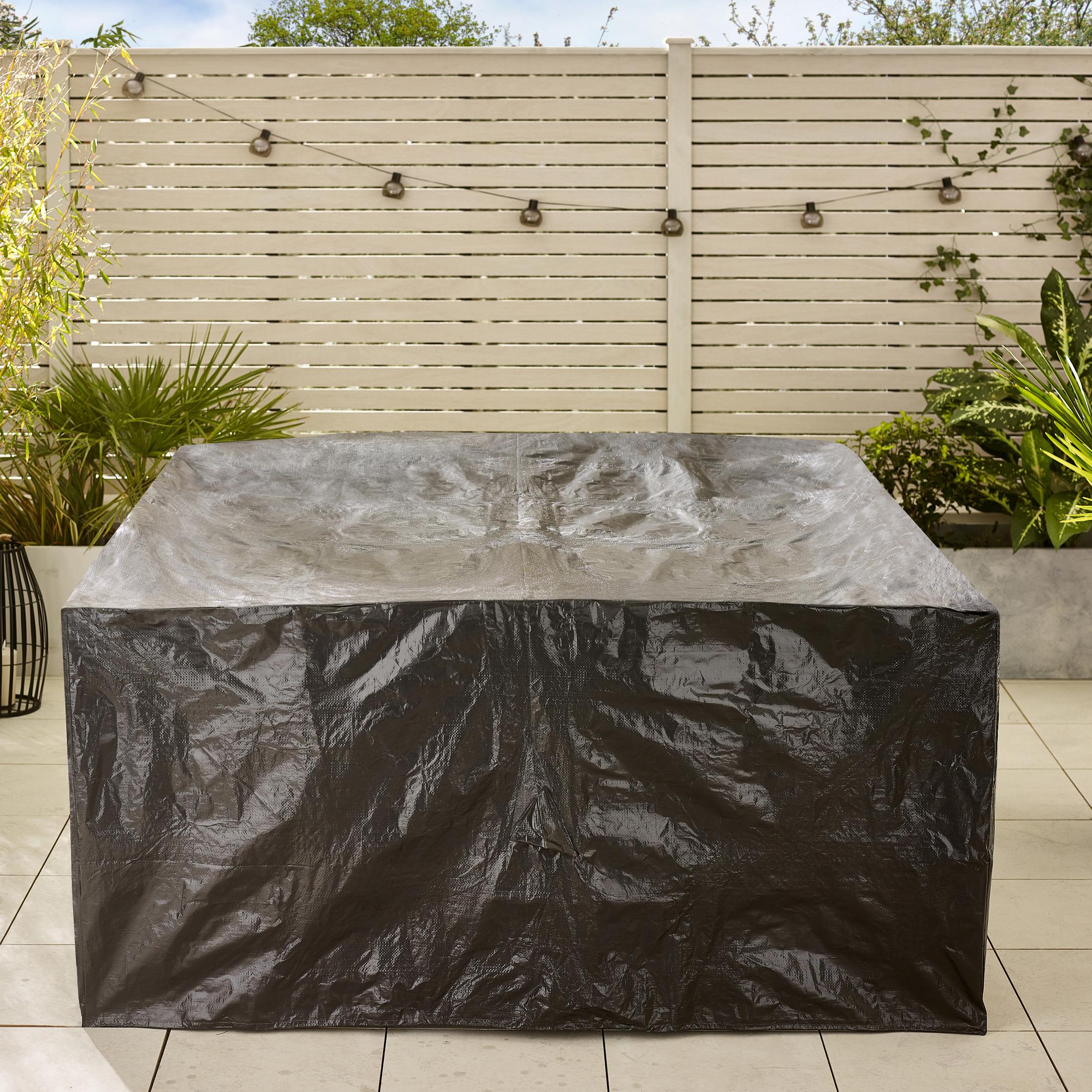 Barbados Grey Rattan 4 Seat Garden Dining Set