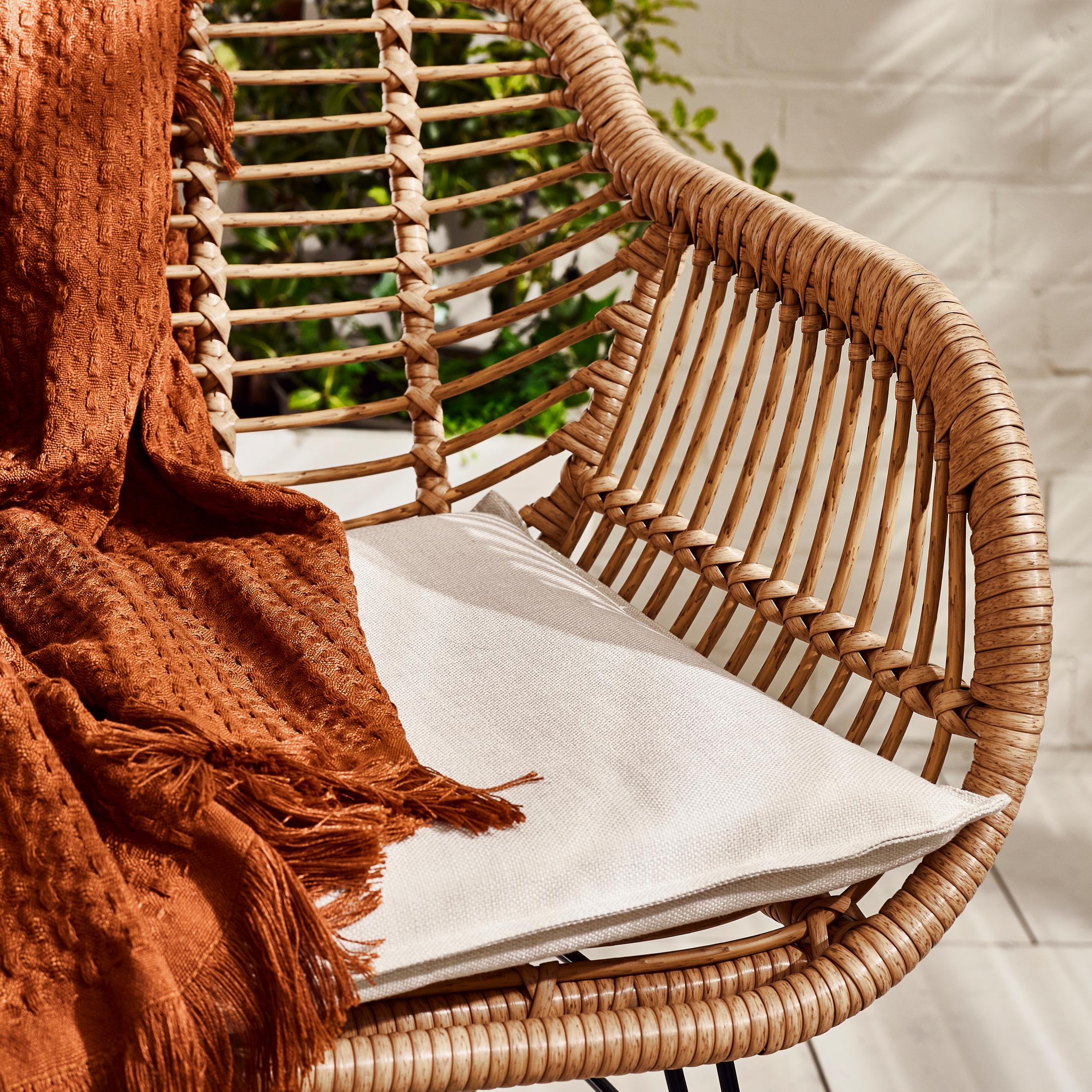 Belize Beige Rattan 2 Seat Garden Bistro Set