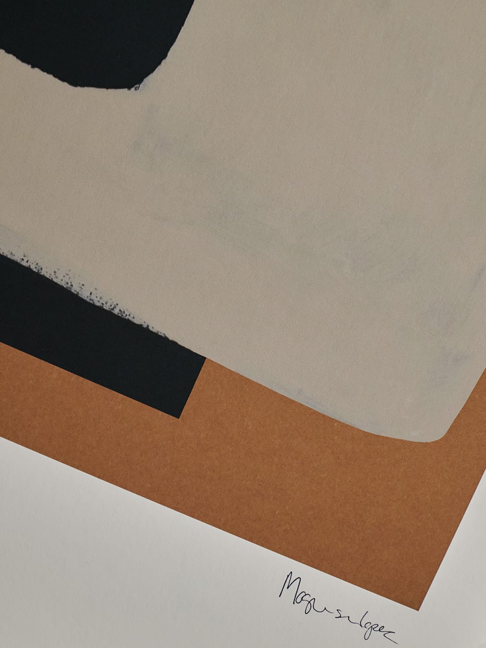 Beige on Black