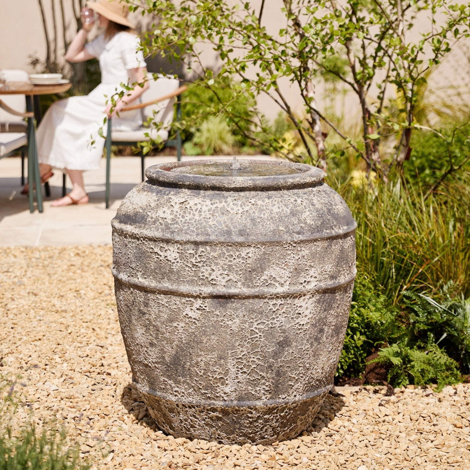 Emile Extra Large Stone | Urn Water Feature