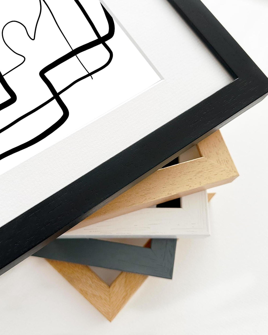 Labyrinth Line Drawing Art Print