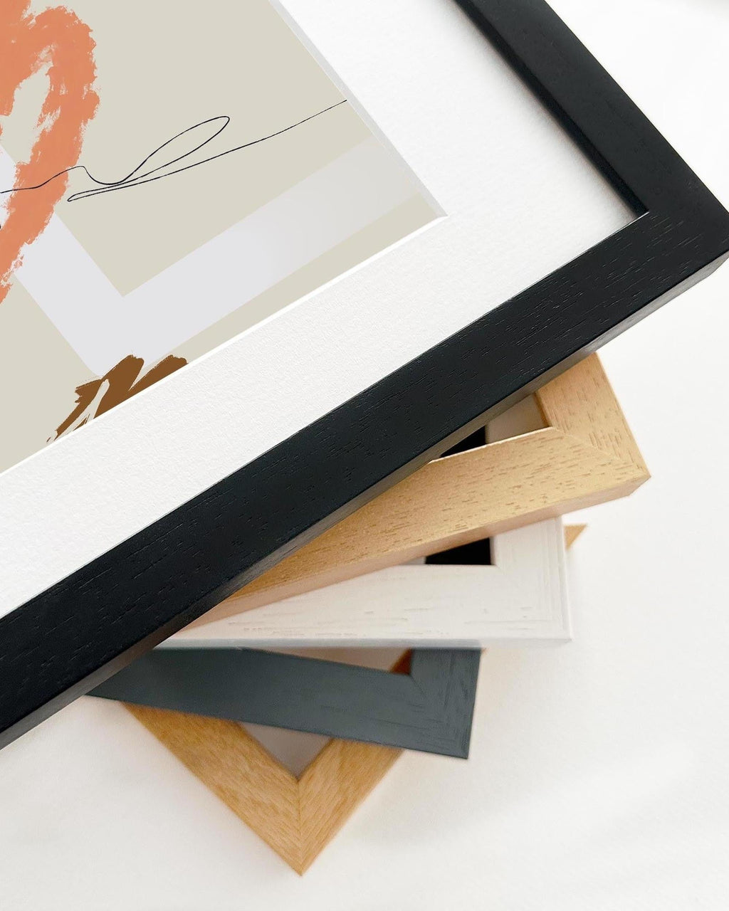 Organic Marks Art Print