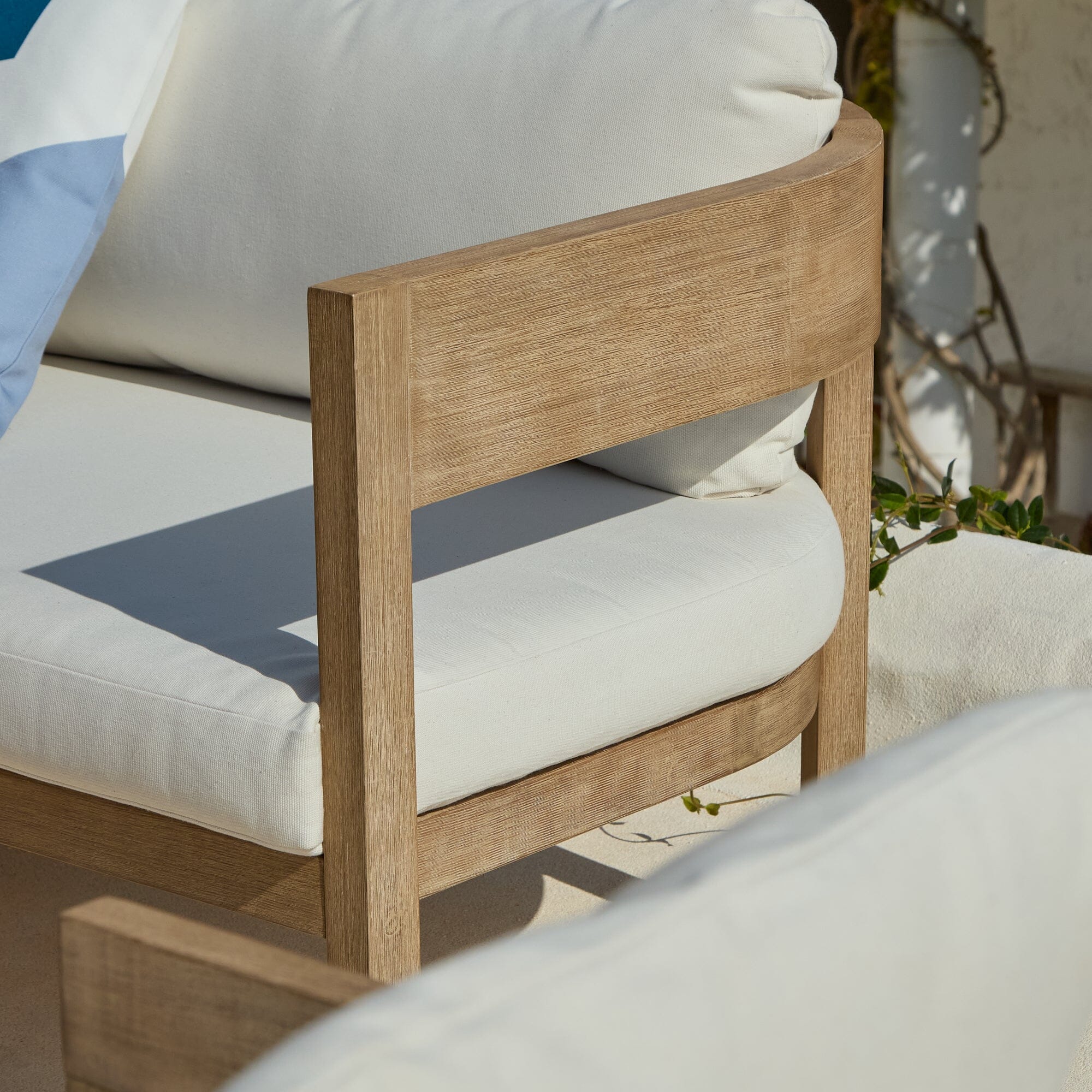 Imani 8 Seater Wooden Garden Corner Sofa Set with Coffee Table & 2 Imani Dining Chairs
