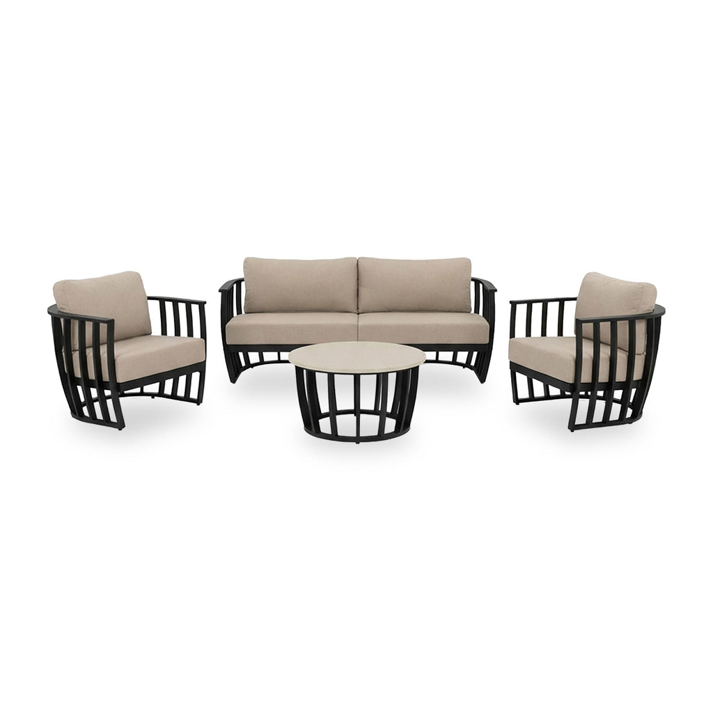 Lucca 5 Seater Lounging Set with Coffee Table