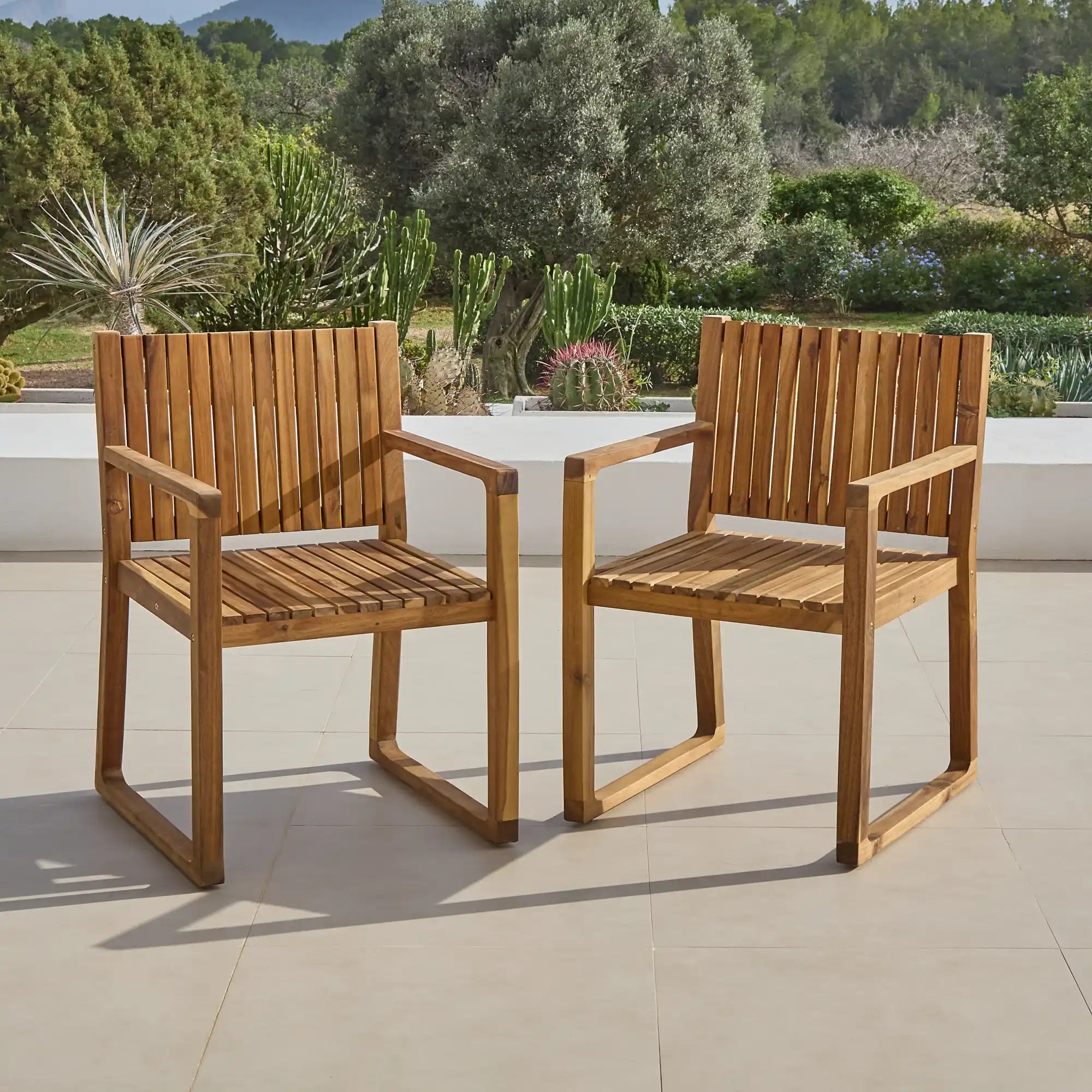 Lennox Table & 8 Lennox Armchairs with Cream LED Premium Parasol