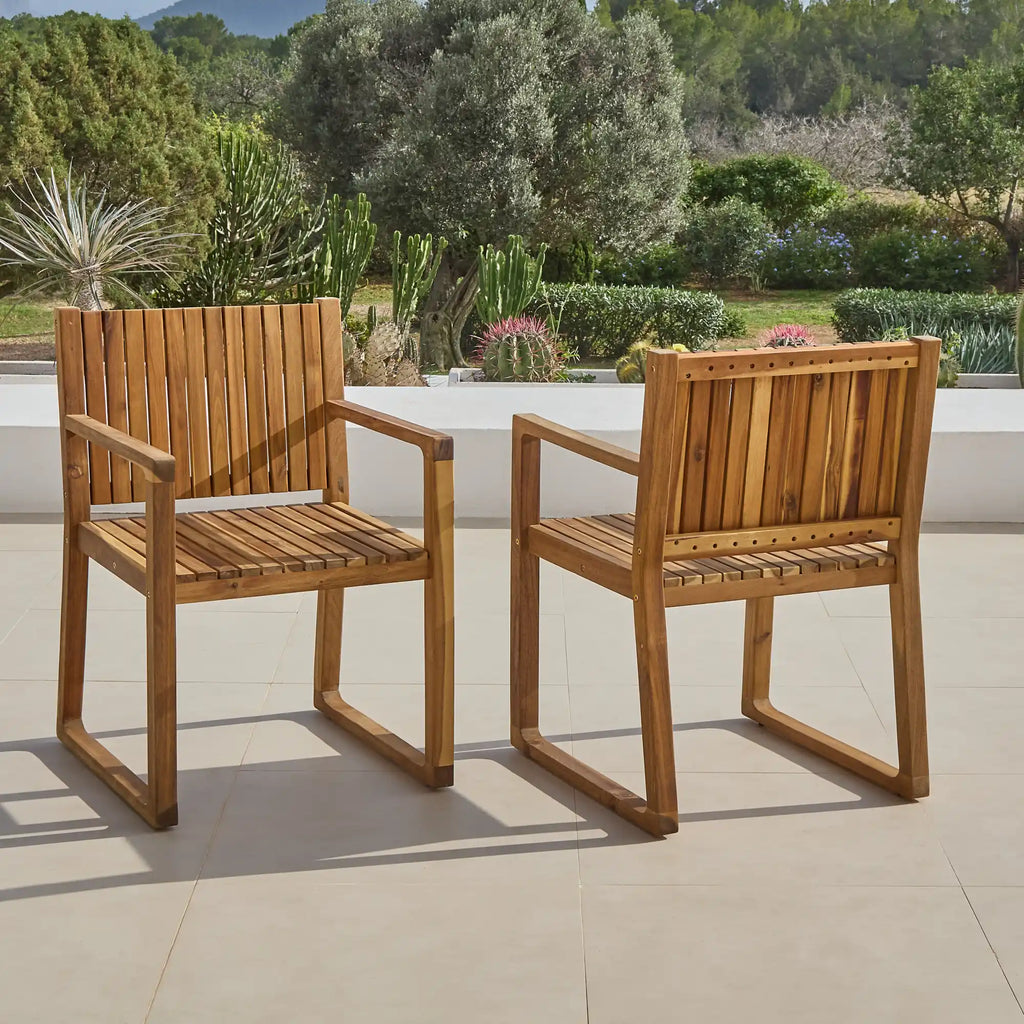 Lennox Table & 8 Lennox Armchairs with Cream LED Premium Parasol