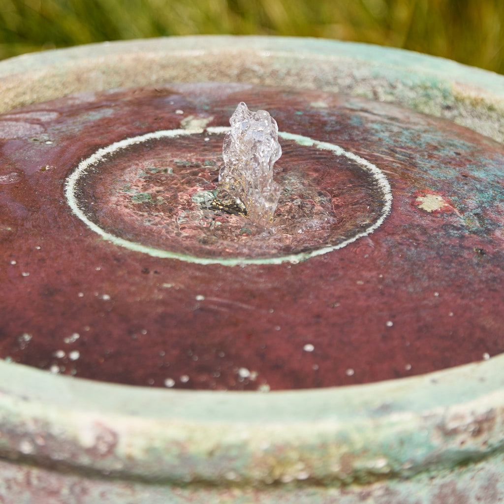 Leto Extra Large Verdigris | Urn Water Feature