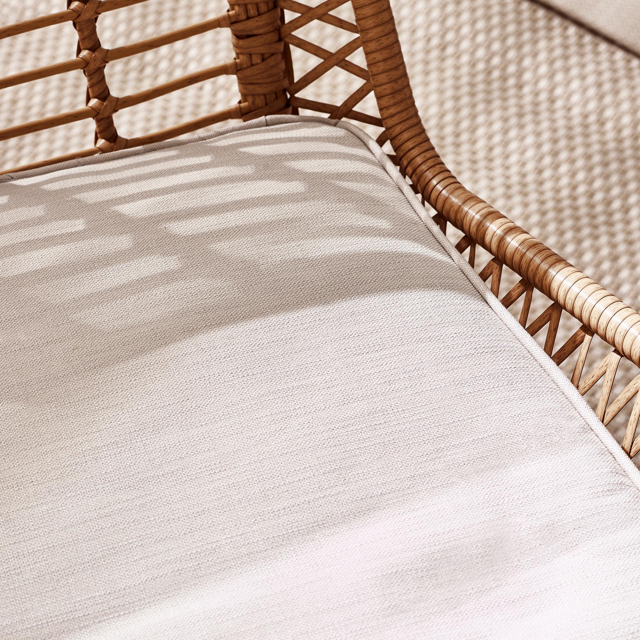 Lisbon Beige Rattan 4 Seat Garden Sofa & Chairs Set
