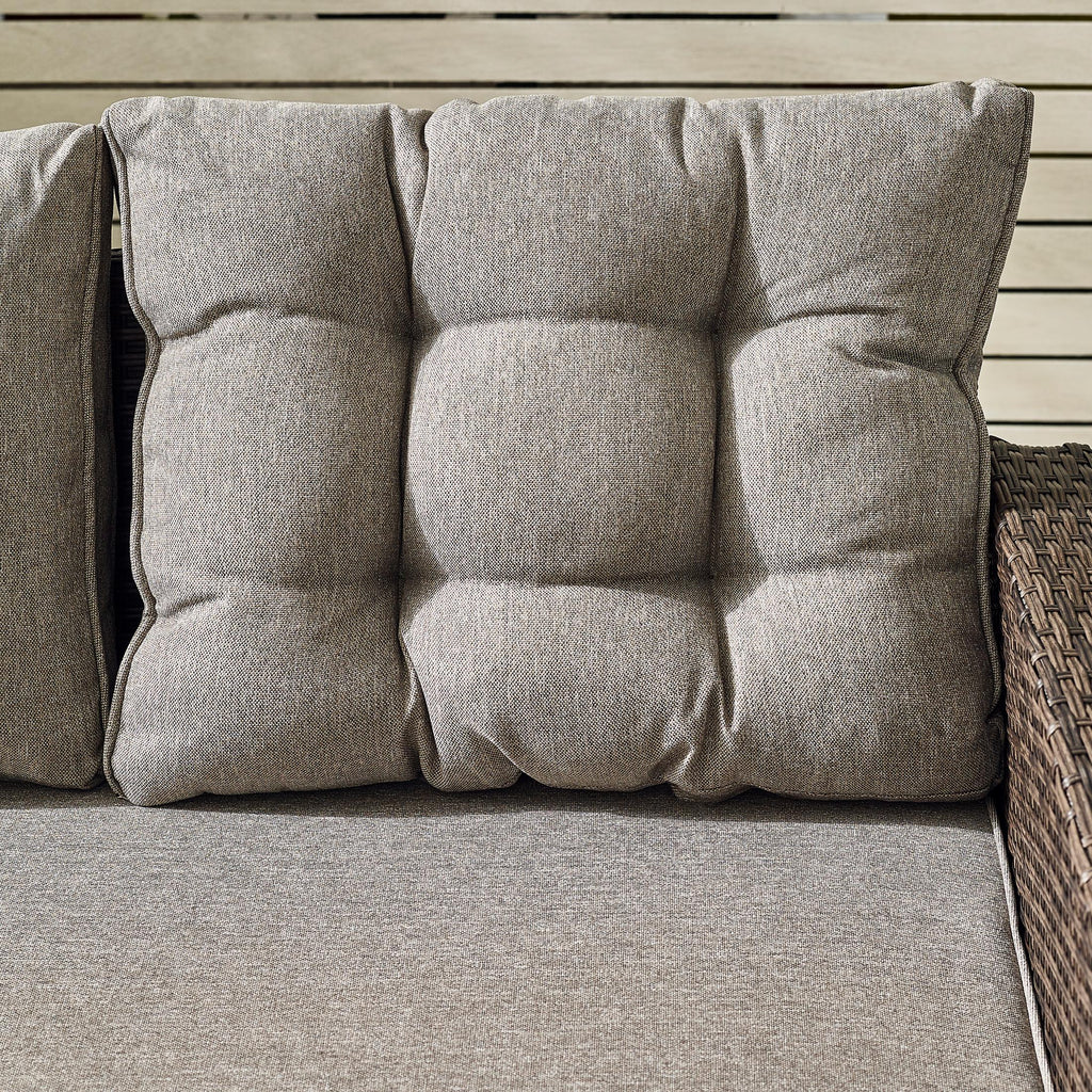 Marbella Brown Rattan 9 Seat Sofa Garden Dining Set