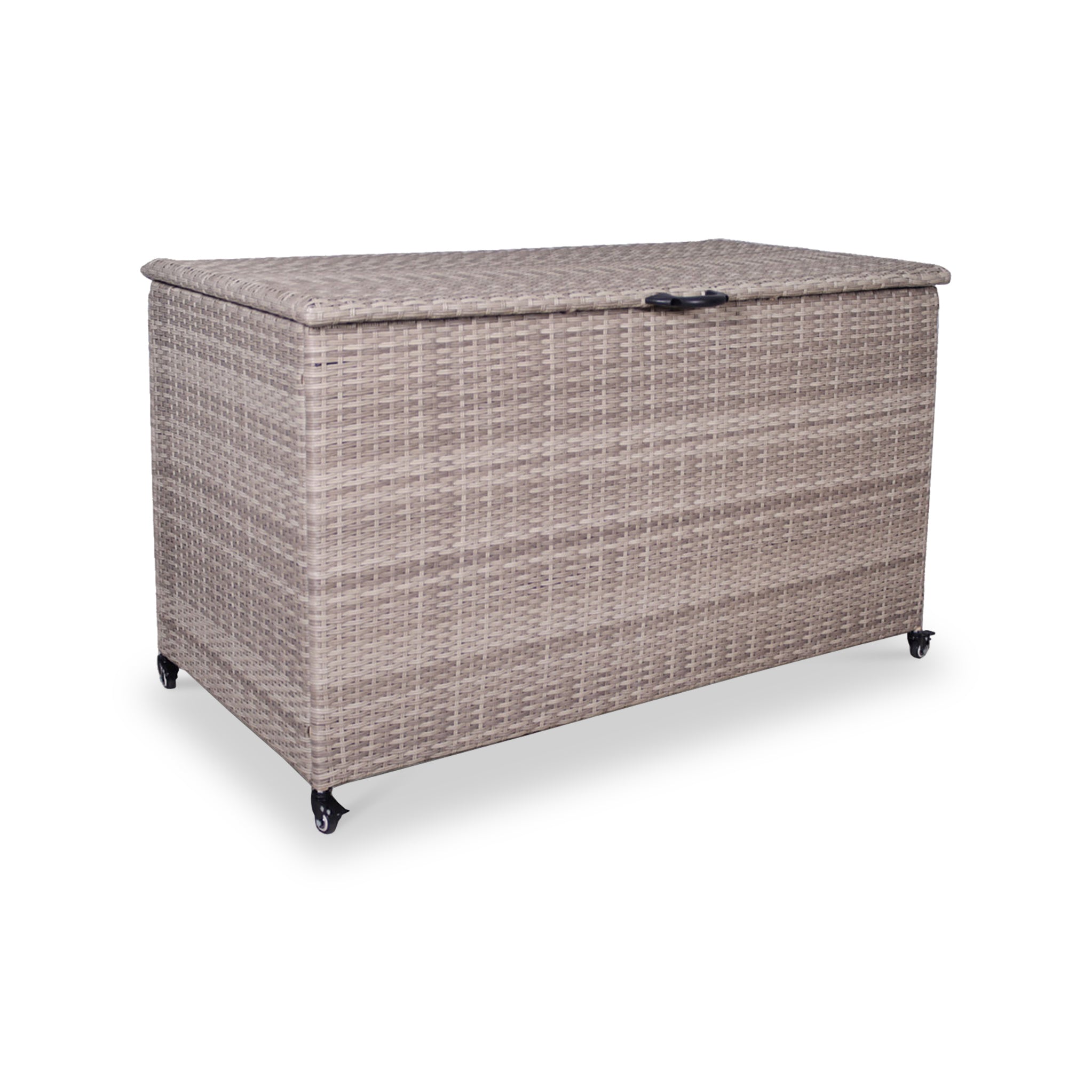 Natural Weave 510L Cushion Storage Box with Gas Lift