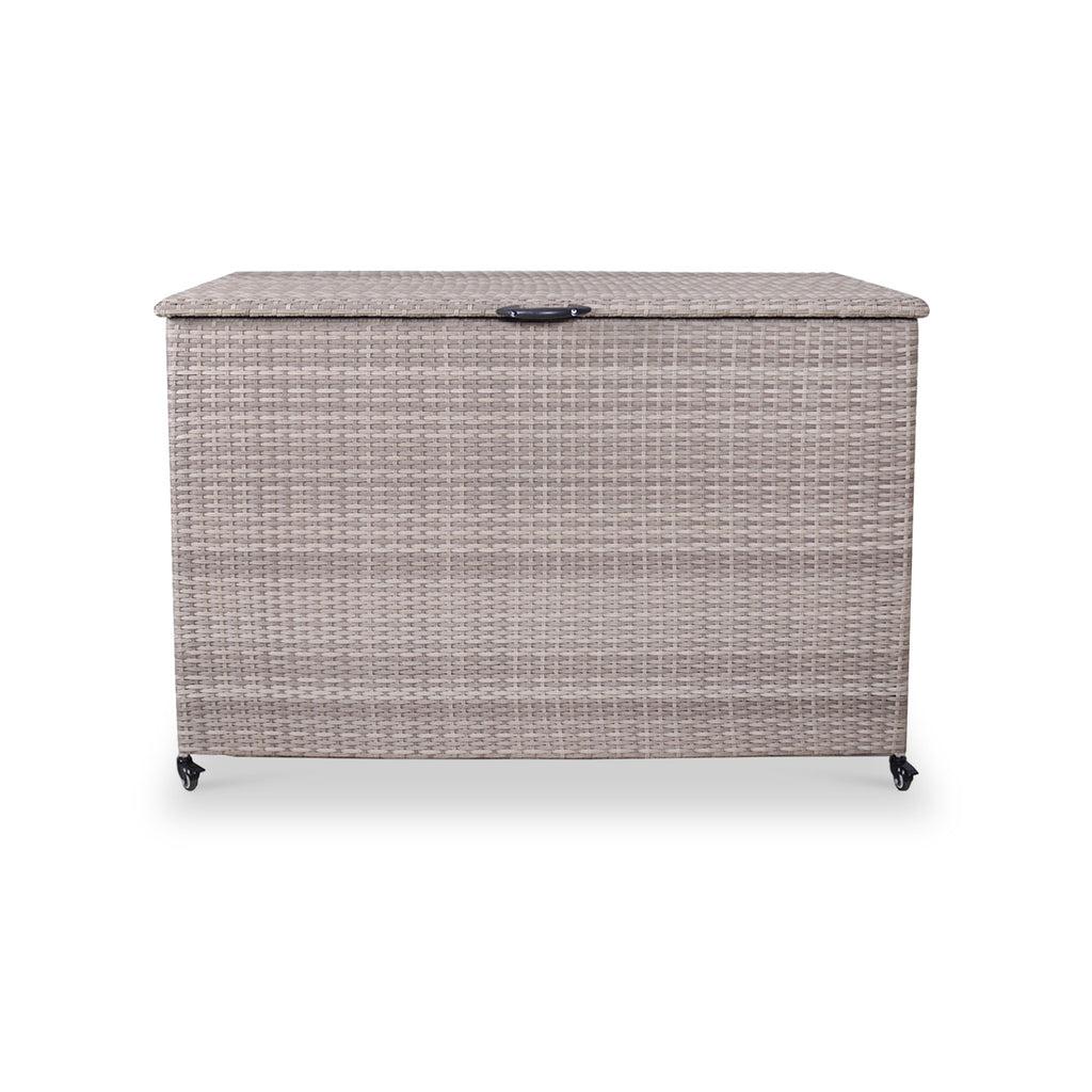 Natural Weave 510L Cushion Storage Box with Gas Lift