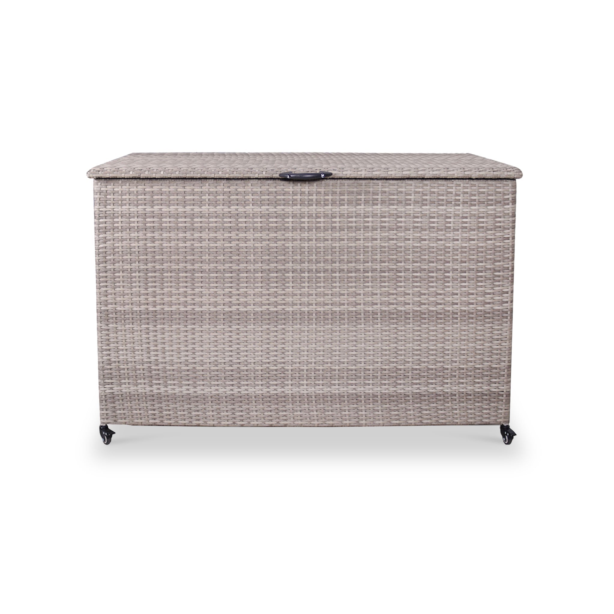 Natural Weave 510L Cushion Storage Box with Gas Lift