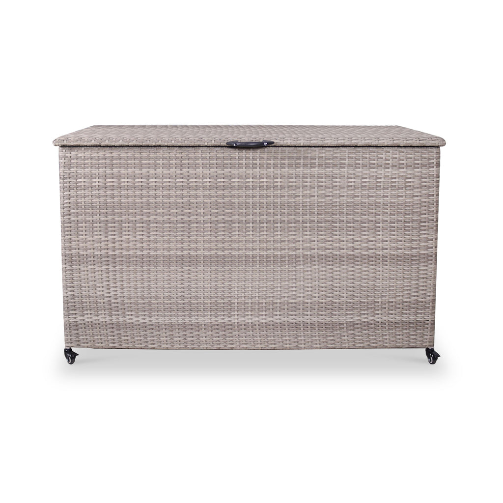 Natural Weave 645L Cushion Storage Box with Gas Lift