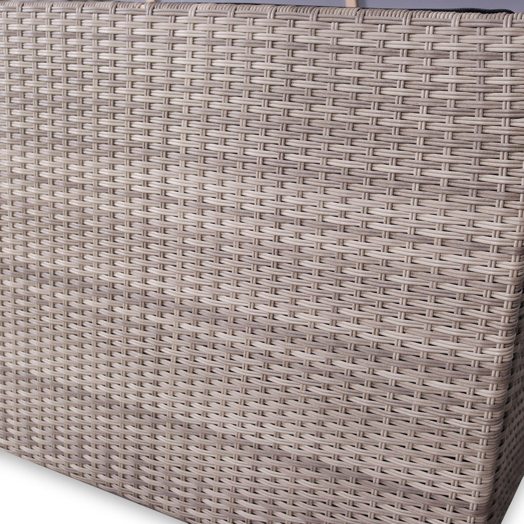 Natural Weave 826L Cushion Storage Box with Gas Lift