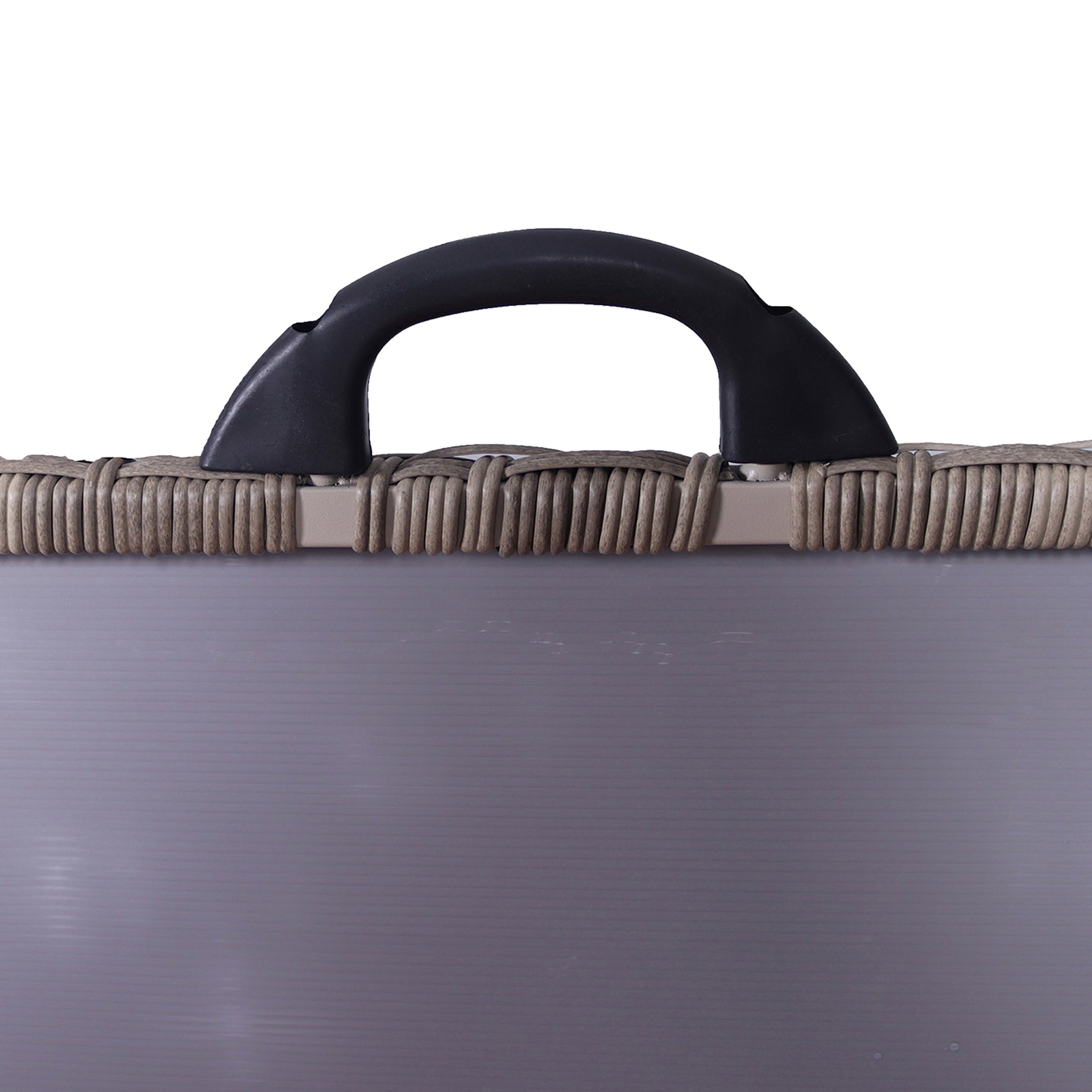Natural Weave 826L Cushion Storage Box with Gas Lift