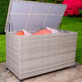 Natural Weave 826L Cushion Storage Box with Gas Lift