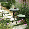 Haymes Metal Indoor and Outdoor Bistro Set, Reseda Green