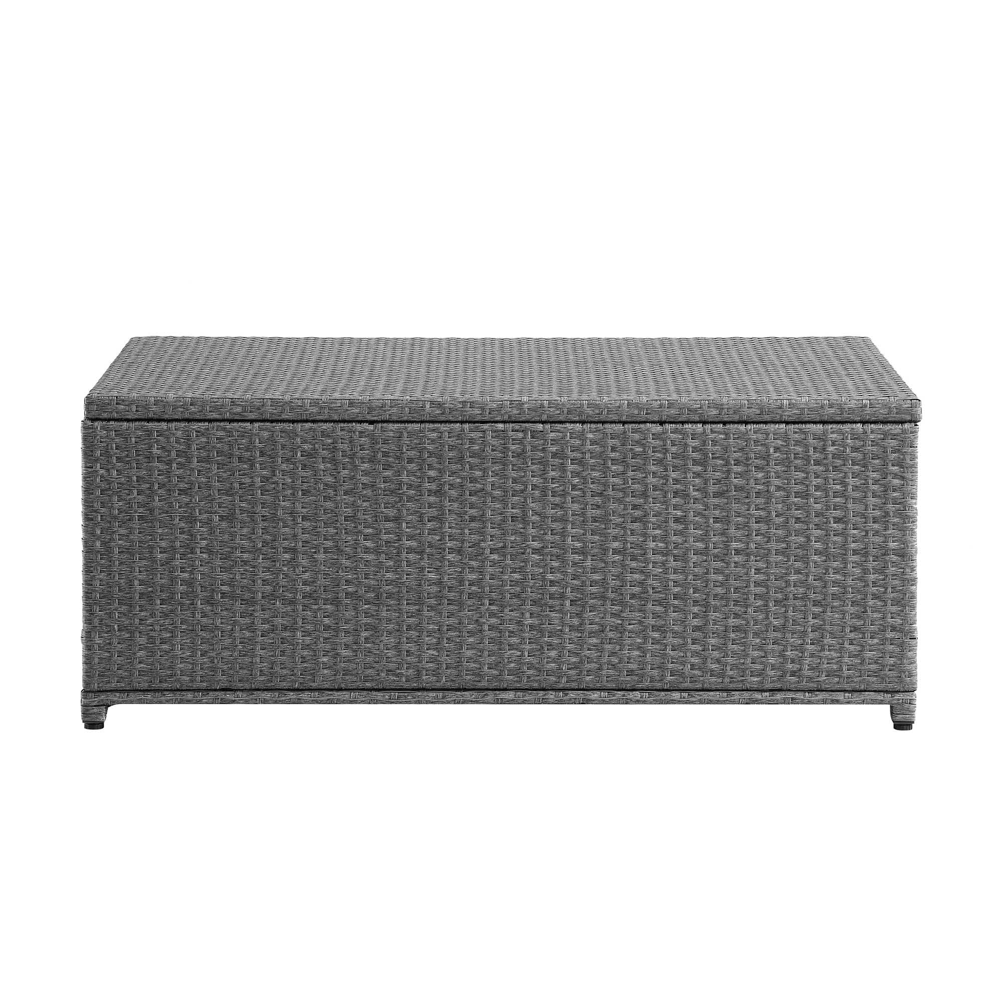 Granchester 120cm Rattan Storage Box, Grey