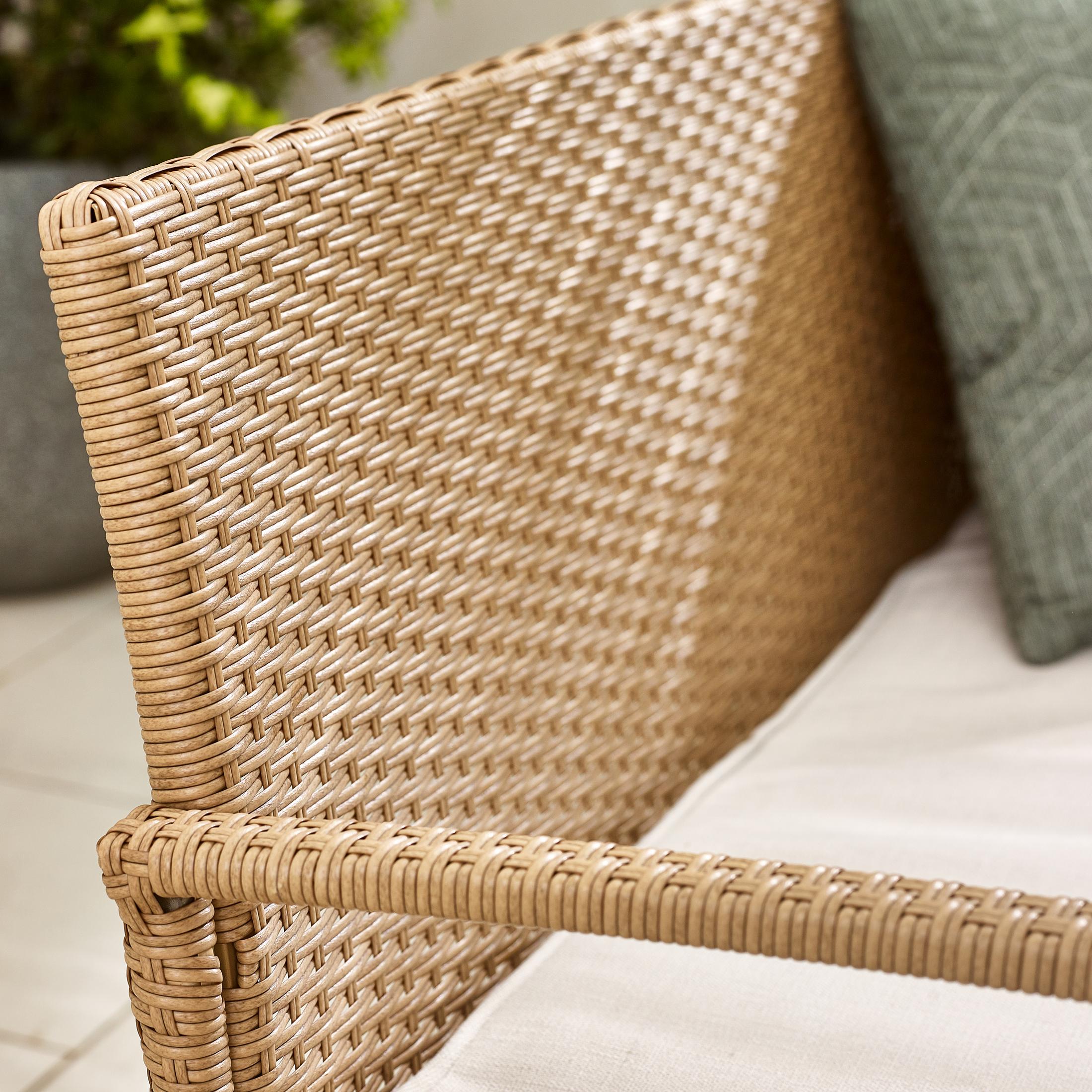 Porto Beige Rattan 4 Seat Garden Sofa & Chairs Set