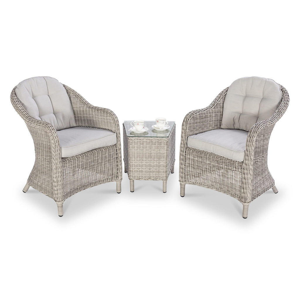 Maze Oxford 3 Piece Rattan Bistro Set