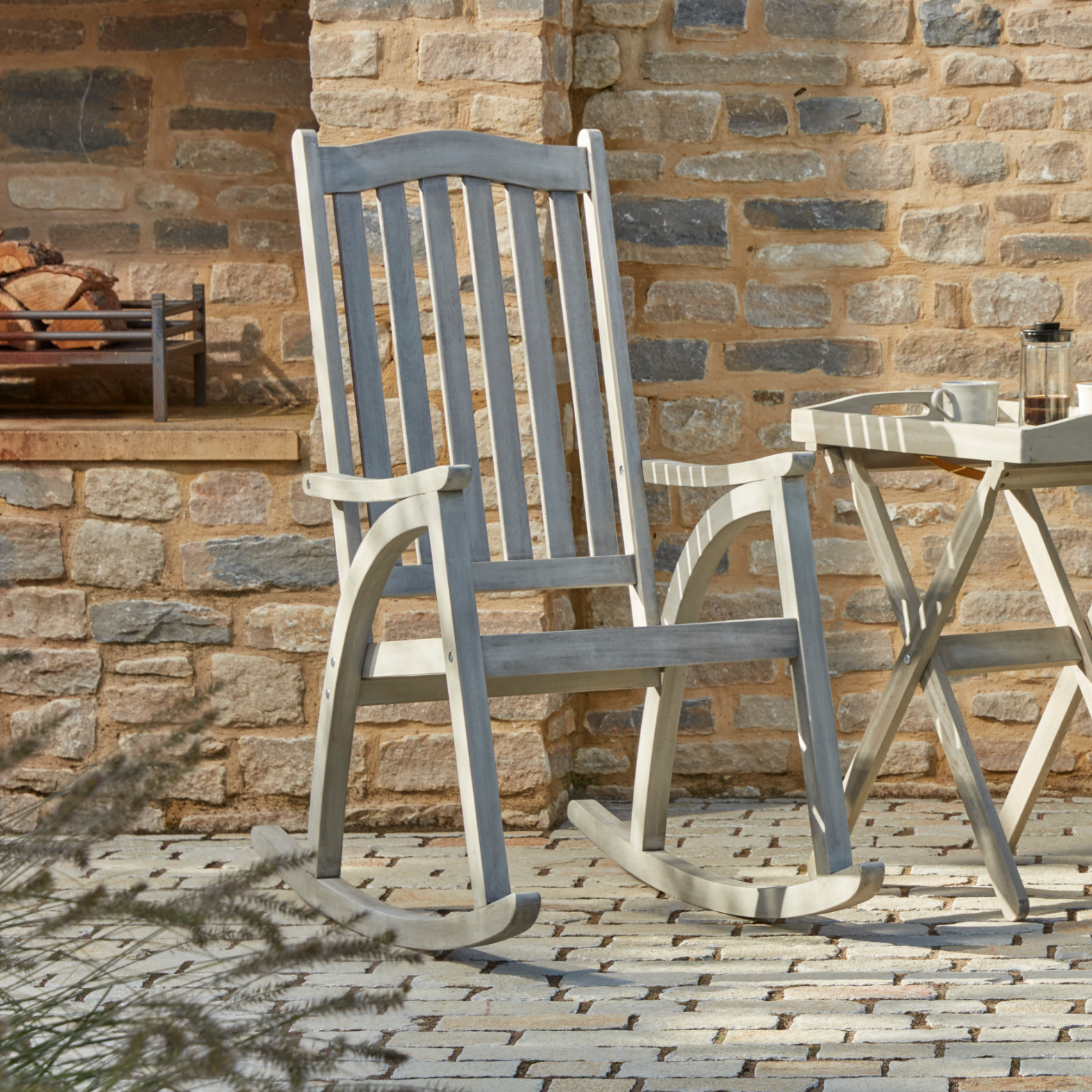 Repton Classic Wooden | Garden Rocking Chair