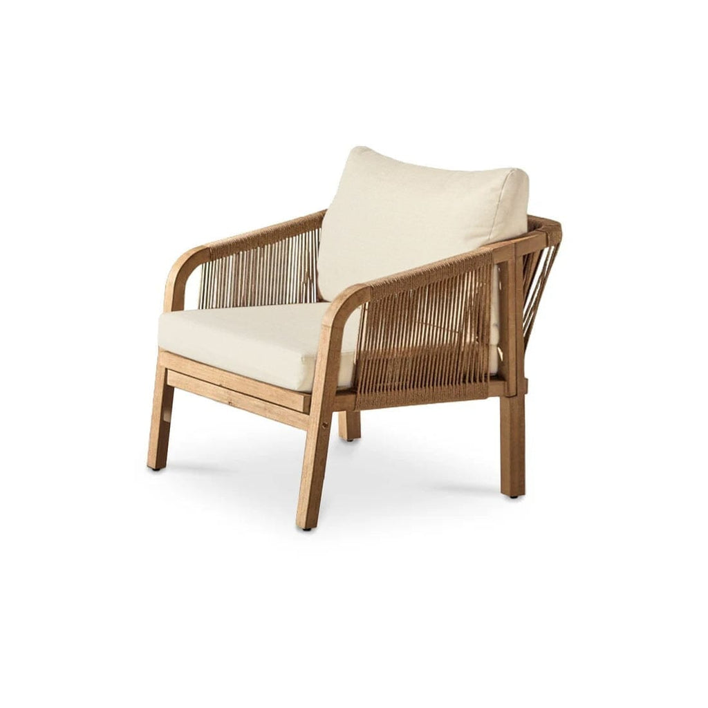 Shiro Wooden Garden Set with 3 Seater Sofa - 2 Shiro Armchairs & Coffee Table