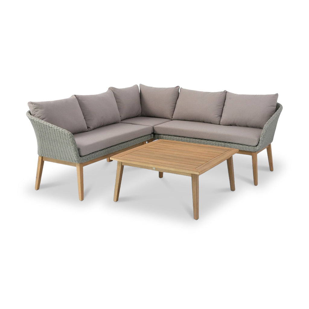 Sol 5 Seater Corner Lounge Set with Square Coffee Table