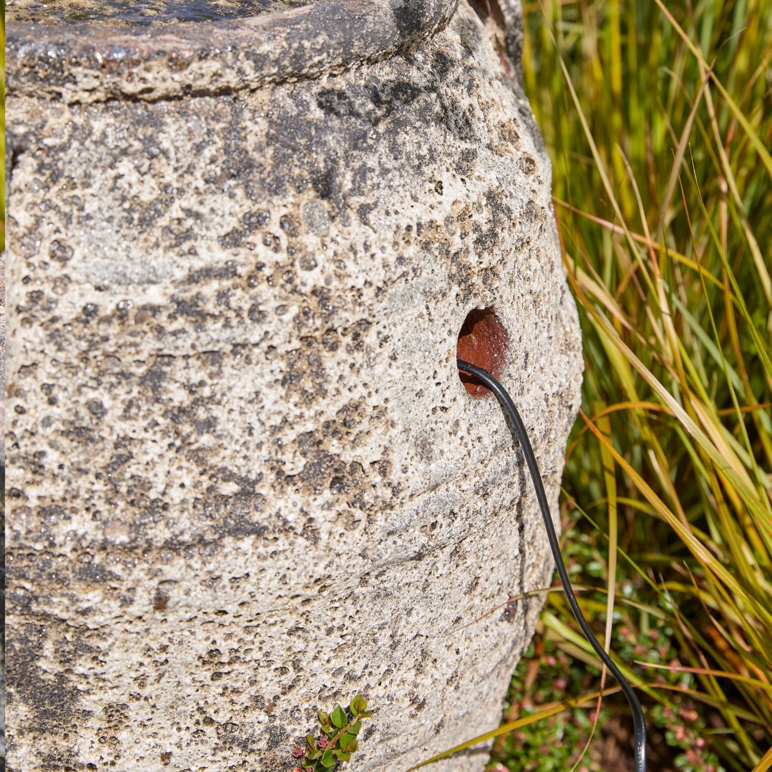 Sable Ancient Stone Glaze | Vase Water Feature