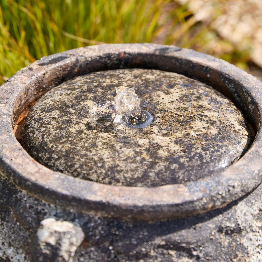 Sable Ancient Stone Glaze | Vase Water Feature