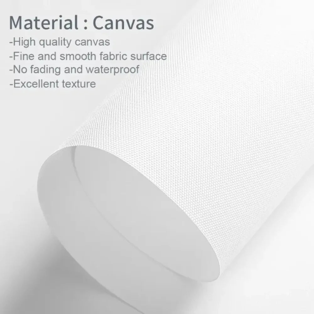 UrbanFamily – 3-Piece Frameless Canvas Set | Abstract Tropical Leaves Wall Art