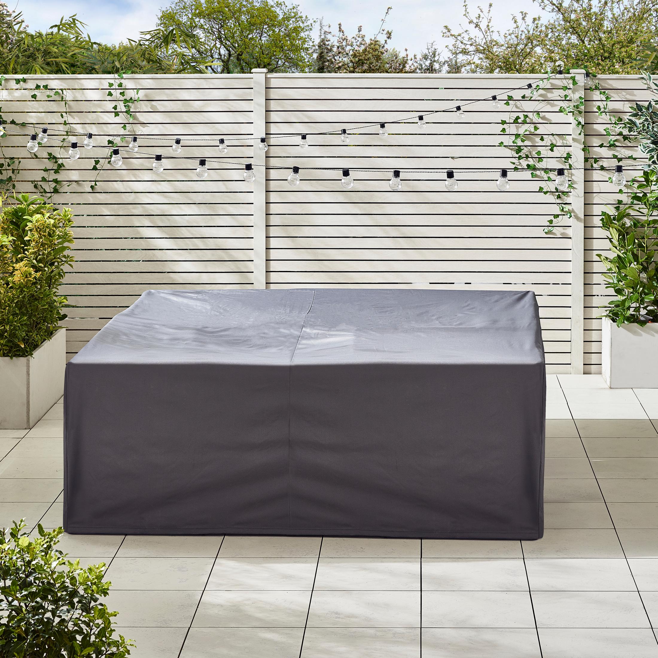 Seychelles Beige Rattan 9 Seat Corner Sofa Garden Dining Set