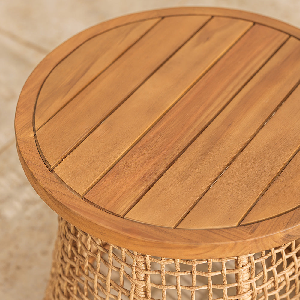 Stanley All-weather Wicker | Lounge Chair & Table