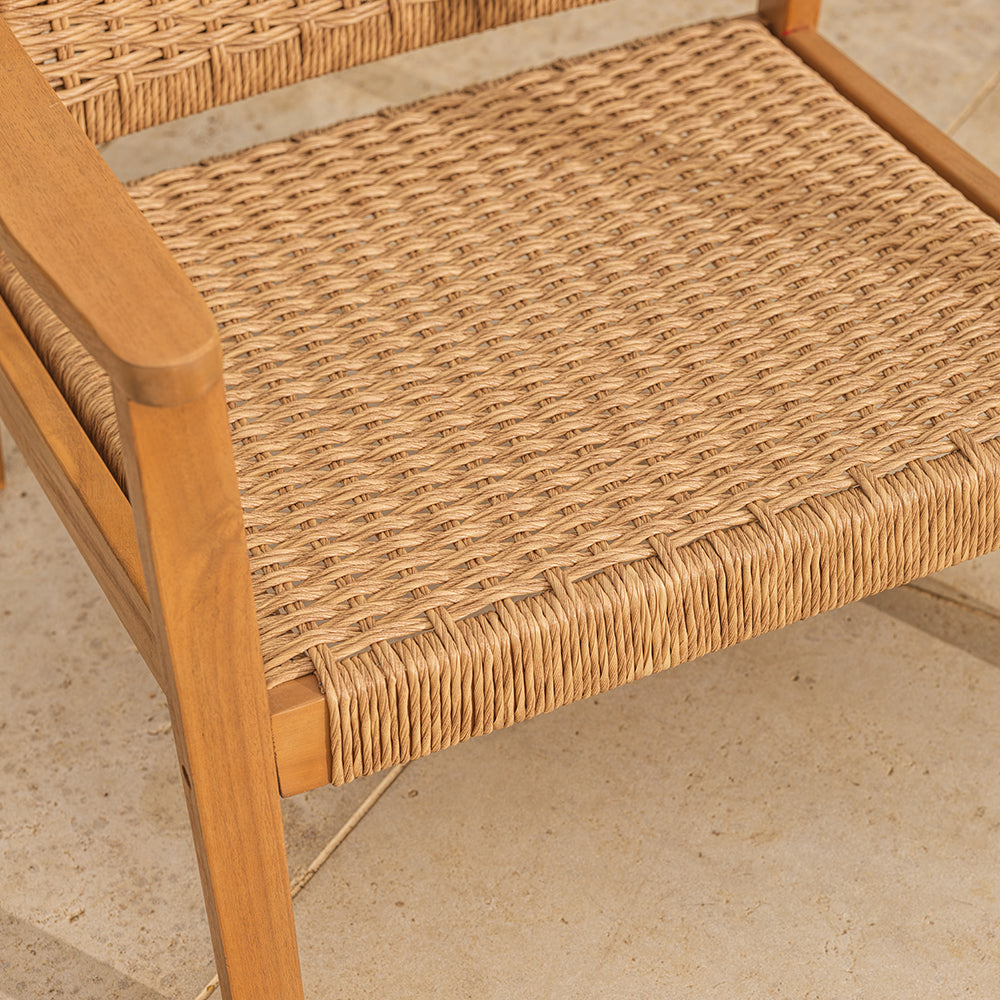 Stanley All-weather Wicker | Lounge Chair & Table