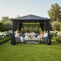 Titan 2.5m x 2.5m Galvanised Steel Gazebo