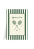 Sporting Club Tennis Print
